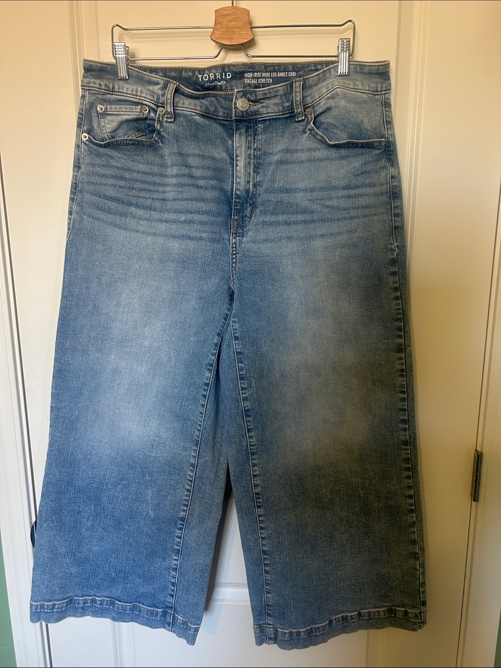 Torrid Light Blue Wide-Leg jeans size 14